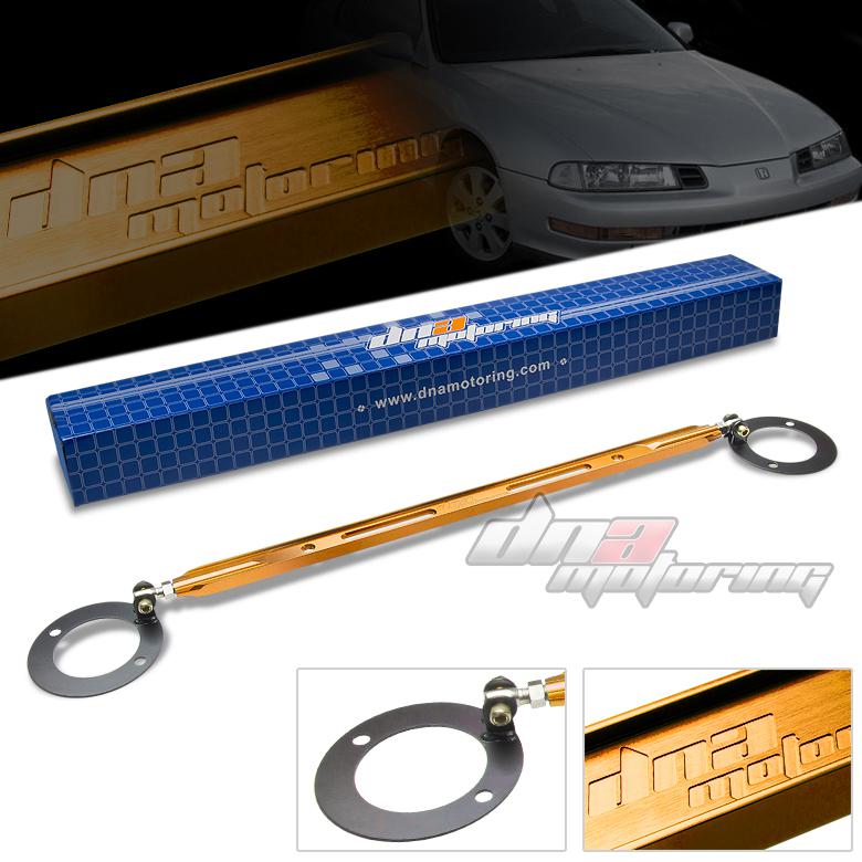 92-96 honda prelude bb2 bb1 ba dna gold 40mm aluminum rear upper strut bar/brace