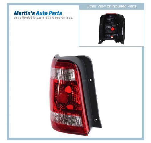 Clear red lens new tail light lamp left hand lh driver side fo2800210