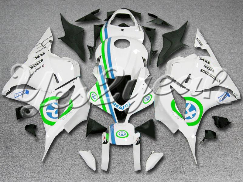 Injection molded fit cbr600rr 2009 2010 2011 2012 repsol white fairing zn1013