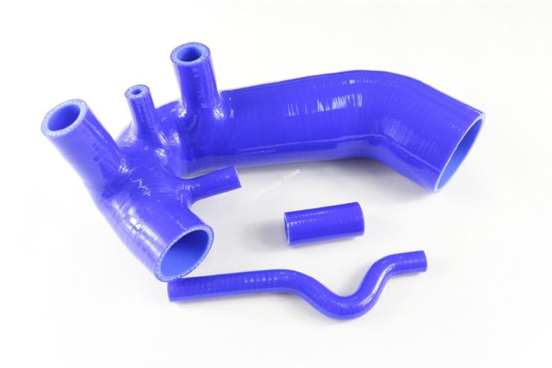 Blue induction air intake inlet hose for vw volkswagen passat b5 audi a4 1.8t