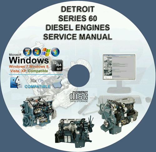 Detroit diesel series 60 engine all models 11.1l 12.7 14l service repair manual