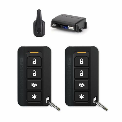 Silencer sl-51fm 1- way 915mhz extended range remote start keyless entry system