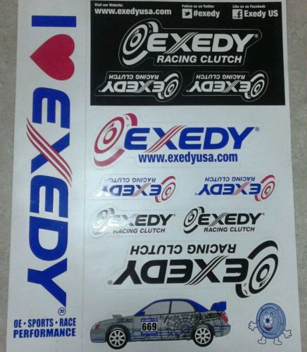 Exedy racing clutch stickers