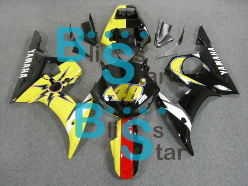 Injection fairing plastic bodywork kit w7 fit r6 2003-2005 r6s 2006-2009 e03