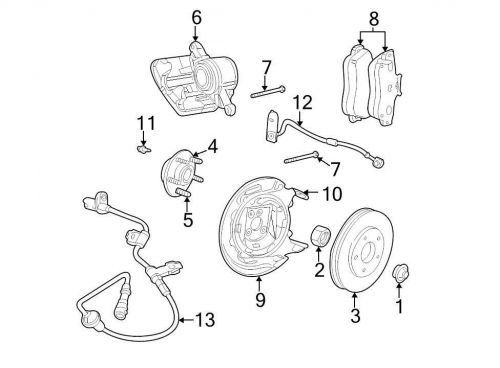 Chrysler oem chrysler abs wheel speed sensor 04764721ac image 13