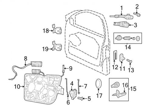 Chrysler oem dodge exterior door handle 1qa18arhah image 1