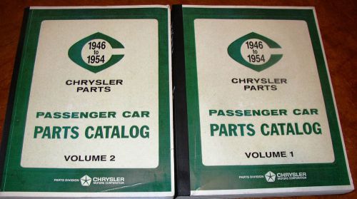 Plymouth dodge chrysler desoto 1946 1947 1948 1949 1950 52 53 54 parts catalog