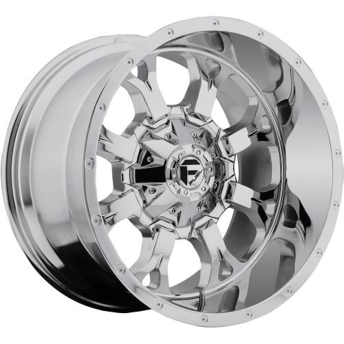 20x12 chrome fuel krank 5x5 &amp; 5x5.5 -44 wheels nitto mud grappler 35x12.5x20