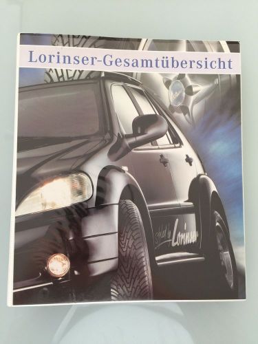 Mercedes benz lorinser general overview binder set germany