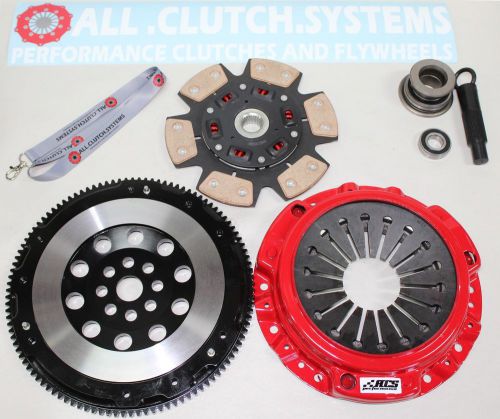 Acs stage 3 clutch kit+race flywheel+car decal honda s2000 s2k f20 f22