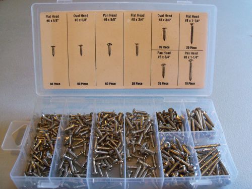 320 count stainless steel screw assortment              s320