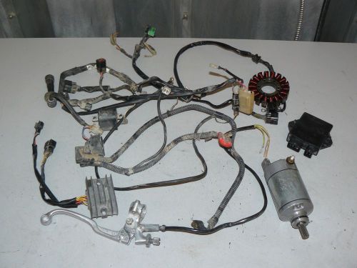 2000 suzuki drz400e electrical cdi coil stator harness starter regulator solenoi