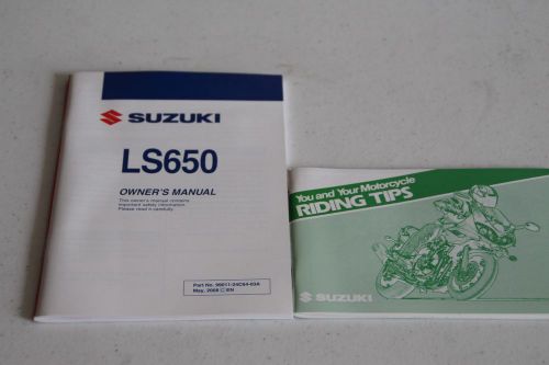 Suzuki owner owners manual guide book 2008 ls650 ls 650 savage motorcycle