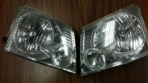 2002-2005 ford explorer headlights &amp; marker lights - great condition originals