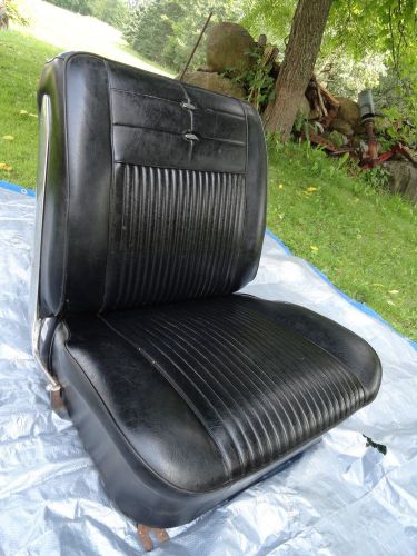 1963 chevy corvair monza 900 passenger bucket seat - 60s black spyder? chevrolet