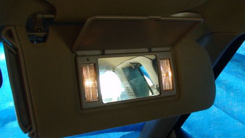 1996 -1999 chevrolet deluxe lighted mirror oem tan color sun visors no issues...