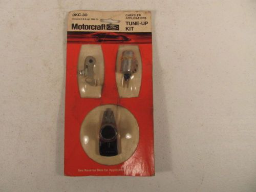 Motorcraft ford tune-up kit chrysler dodge 6 &amp; 8 cylinder 1962-1972 nos dkc-30