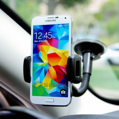 Windshield suction cup phone mount for htc one m8 m9 desire gooseneck  ni