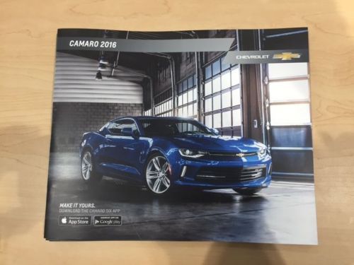 2016 chevy camaro dealer sales brochure - all new design