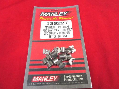 New  set of manley 13022t titanium valve locks for 6mm valves