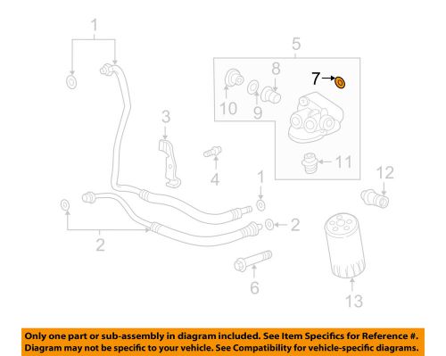 Cadillac gm oem 00-02 deville 4.6l-v8 oil cooler-adapter gasket 3543719