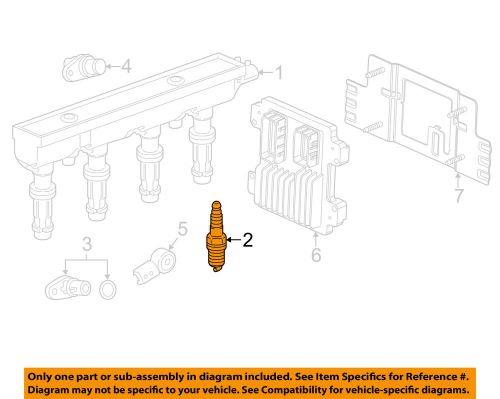 Gm oem ignition system-spark plug 55585517