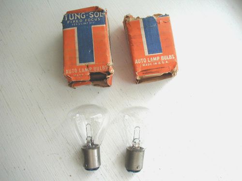 Vintage lot of 2 auto truck tractor tung sol tungsol headlight other bulbs