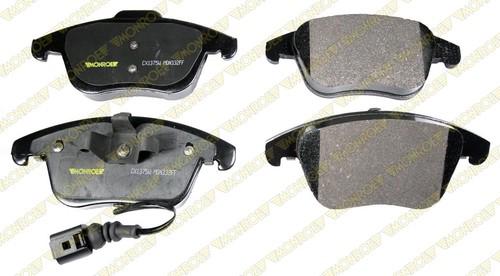 Monroe cx1375w brake pad or shoe, front-monroe ceramics brake pad