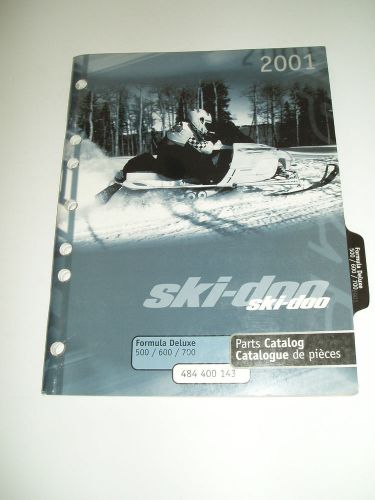Skidoo formula deluxe 500 / 600 / 700  parts catalog  manual