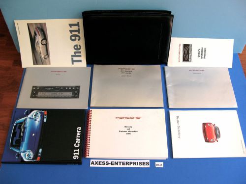 96 1996 porsche 993 911 carrera c2 c4 4s 911 turbo coupe owners manuals set d123