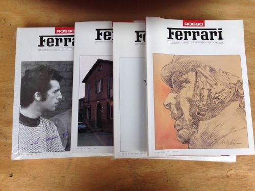 Ferrari rosso magazine no 1,2,3,4