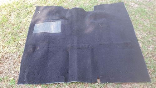 67 10 truck std. cab carpet set/black