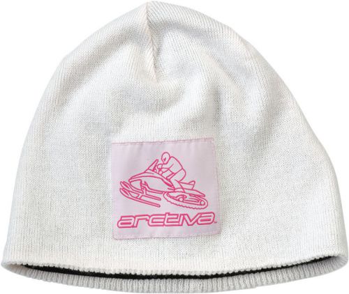 Arctiva beanie s6 womens white/pink