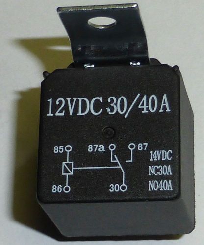 *** new * 12vdc 30/40a, 14vdc nc30a no40a, 5-pin relay, auto