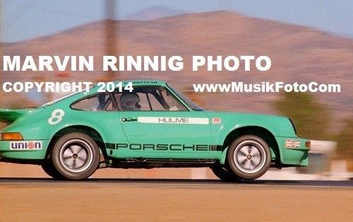 Porsche 911 rsr- denis hulme 1973 photo 8x11&#034; -iroc,911r,911rs,356, 908,911,912