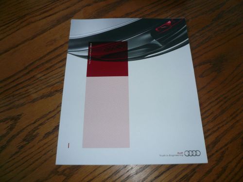 2012 the terroir of audi sales brochure - truth in engineering