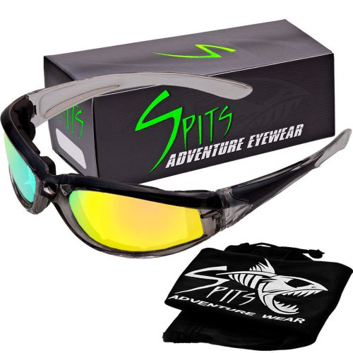 Spits flashpoint sunglasses crystal gray frame - gt yellow mirrored grey lenses