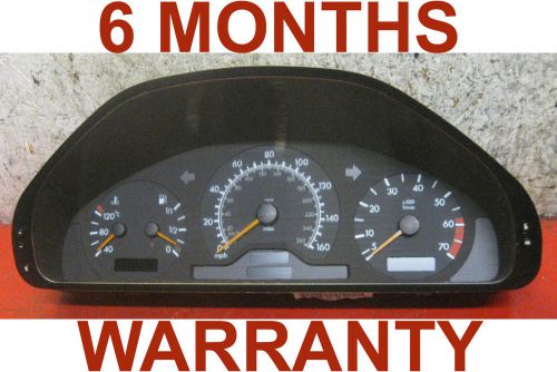 1996-1999 mercedes benz c220 speedometer instrument cluster - 6 month warranty