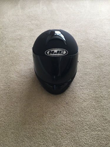 Hjc cs-r2 display motorcycle helmet flat matte black medium full face