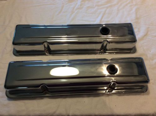 Chevrolet, sbc, small block, 283, 327, 350, 400 ci, chrome valve covers