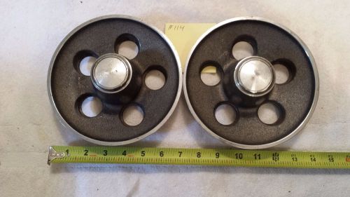 Two mopar rally wheel center caps small bolt pattern dart/duster a body 1970/71