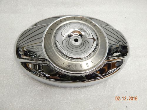 Chrome air cleaner cover fatboy 96&#034; harley touring twin cam softail trike dyna