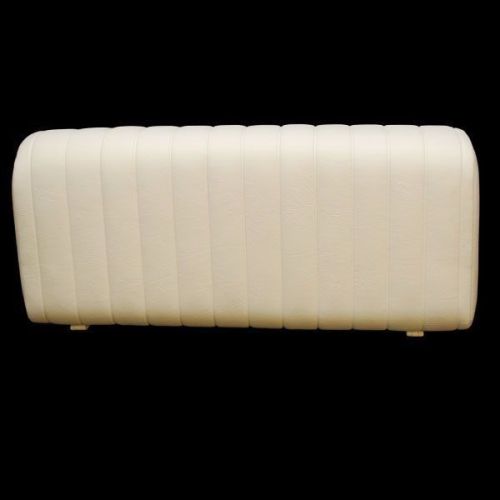 Tracker 122575 mako 216 cream starboard 20 1/2 x 9 1/8 inch boat jump seat back