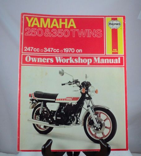 Haynes 040 yamaha 250 &amp; 350 twins 1970 on owners workshop manual fast-free ship