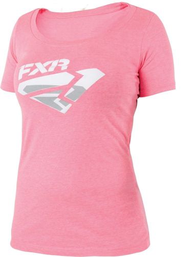 Fxr basic 2016 womens short sleeve t-shirt pink heather/white