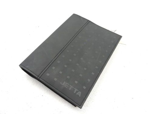 Mk4 vw gli jetta owners manual book leather cover factory oem -527