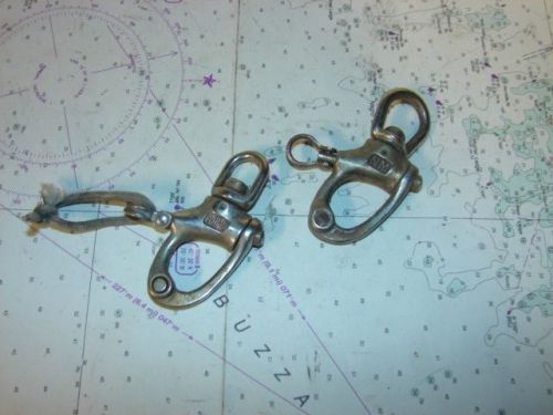 Nico marine / ronstan small 2.75&#034; ss swivel snap shackles