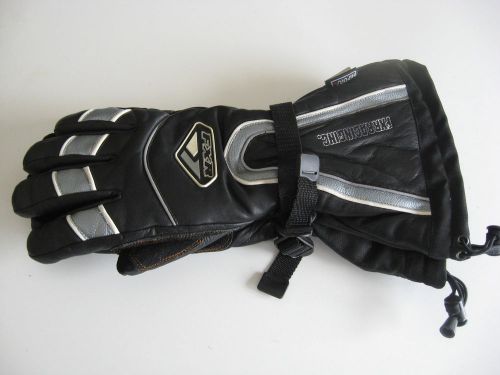 New black leather long cuff gloves water proof 3xl snow gloves fxr