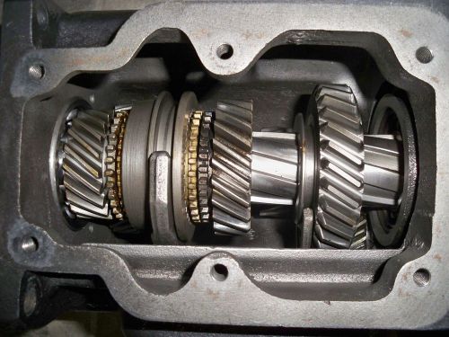 Borg warner ford t-86 3 speed rebuilt transmission with r-10 od narrow bolt