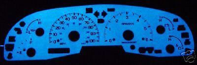 Free ship 2002 2003 2004 2005 ford excursion gas glow gauge face overlay 02